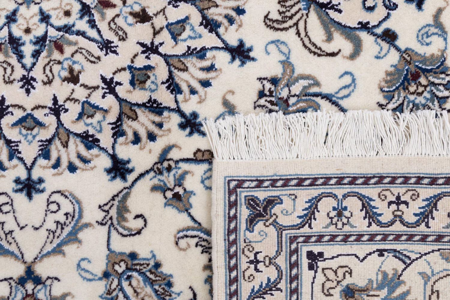 Alfombra persa - Nain cuadrado  - 197 x 197 cm - crema