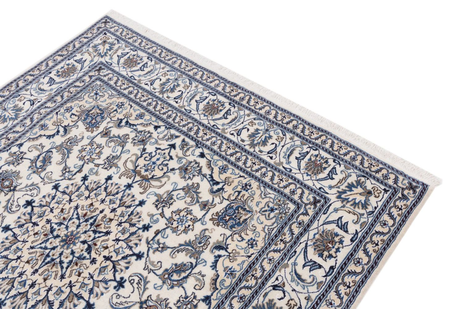 Alfombra persa - Nain cuadrado  - 207 x 193 cm - crema