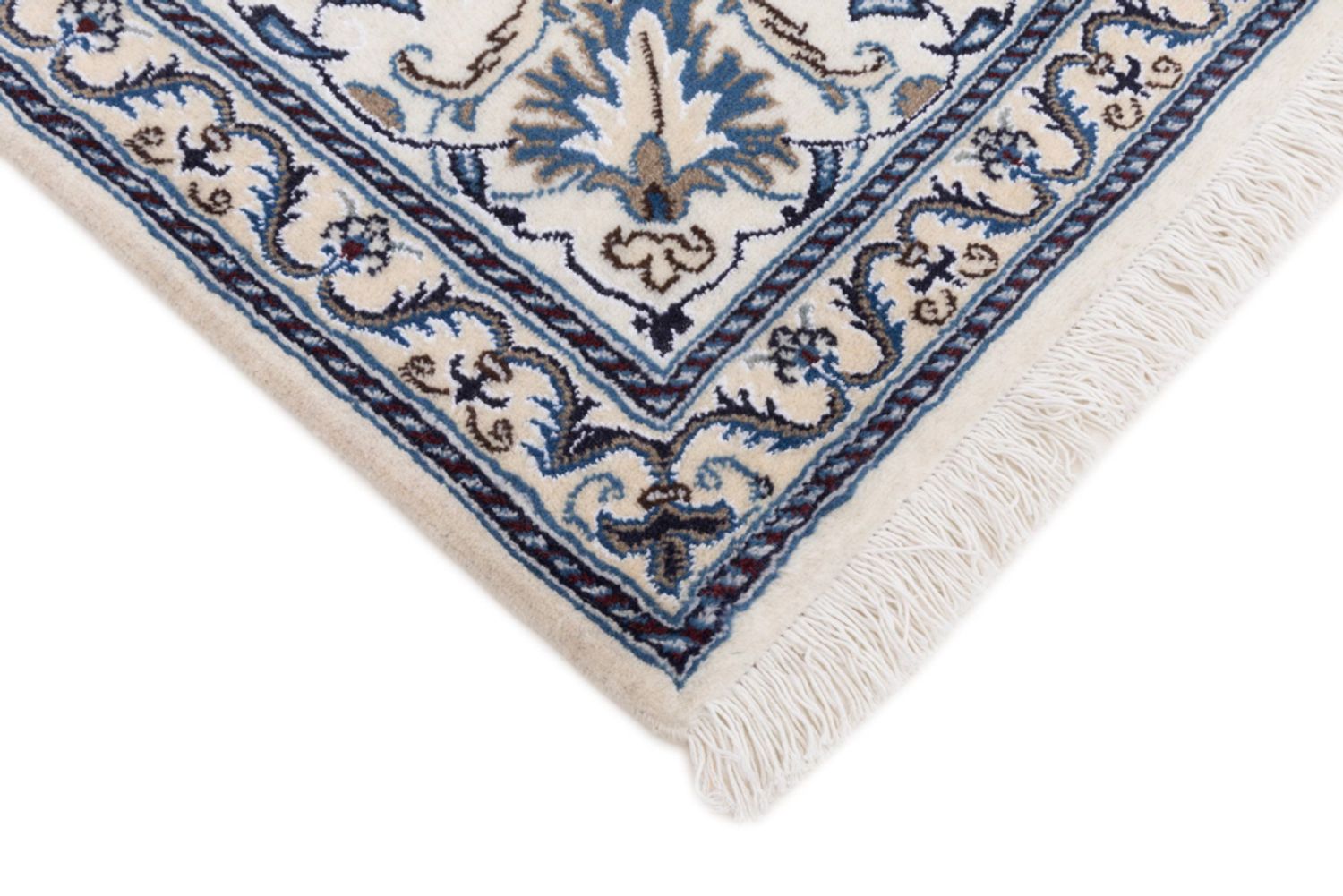 Alfombra persa - Nain cuadrado  - 207 x 193 cm - crema