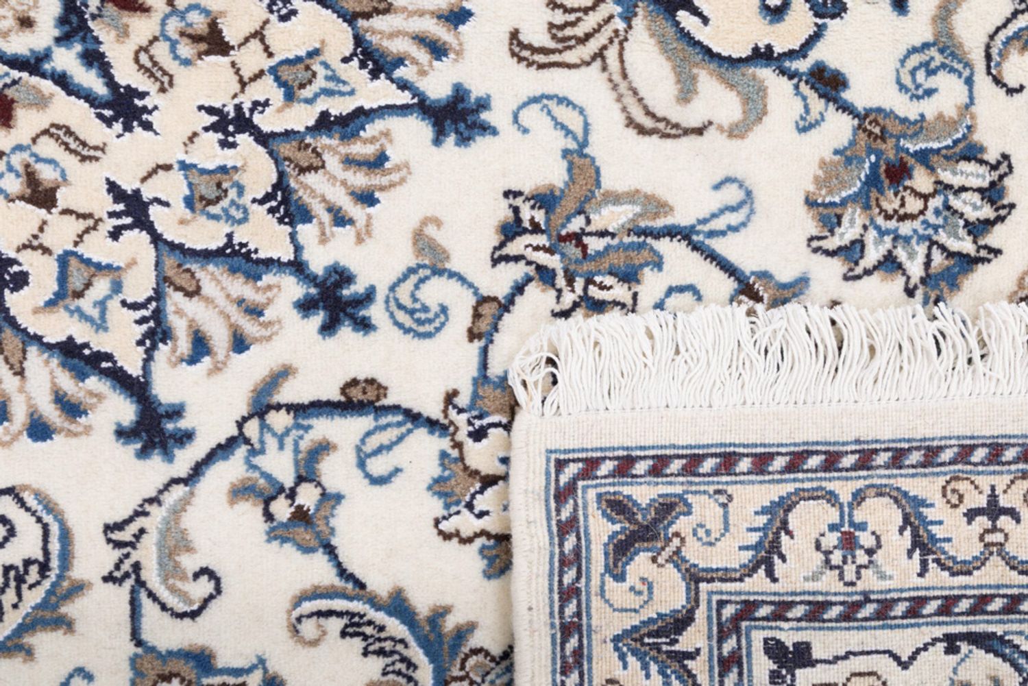 Alfombra persa - Nain cuadrado  - 207 x 193 cm - crema