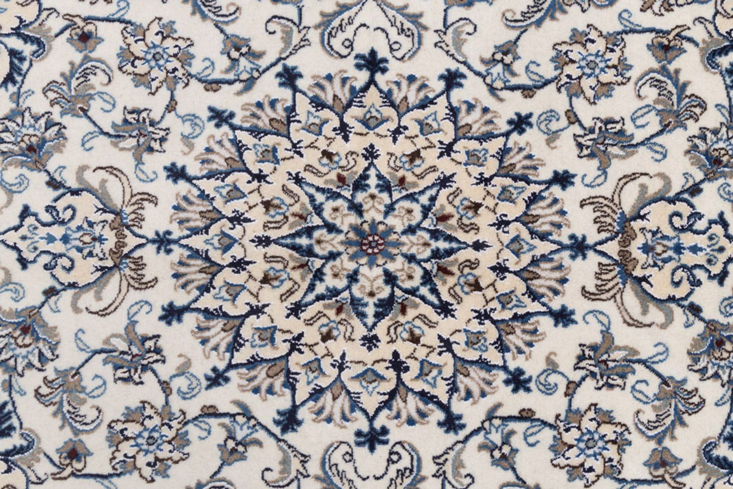 Alfombra persa - Nain cuadrado  - 207 x 193 cm - crema