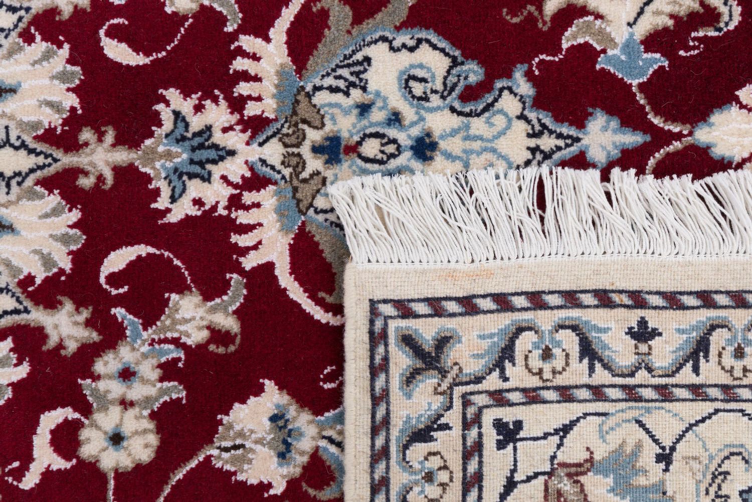 Alfombra persa - Nain - 237 x 164 cm - rojo