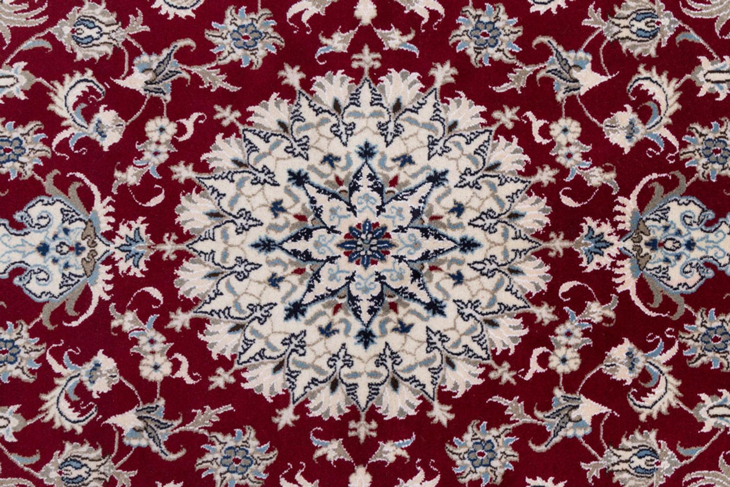 Alfombra persa - Nain - 237 x 164 cm - rojo
