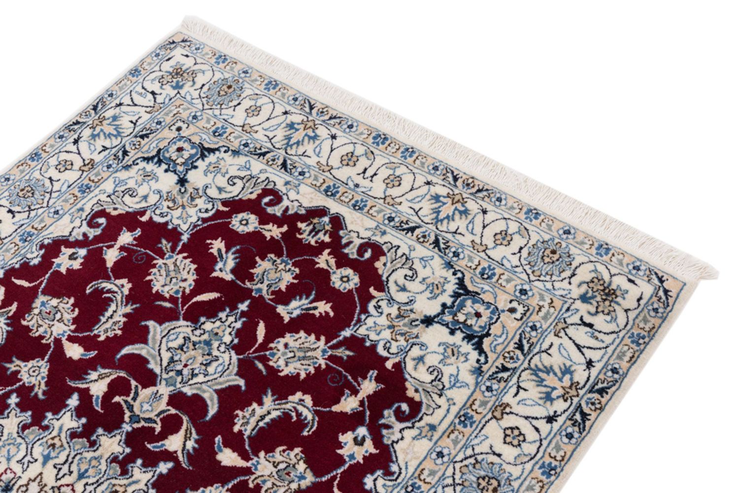 Alfombra persa - Nain - 200 x 120 cm - rojo