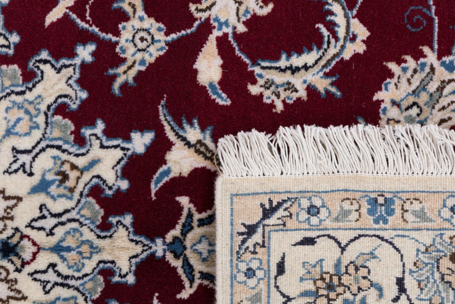 Alfombra persa - Nain - 200 x 120 cm - rojo