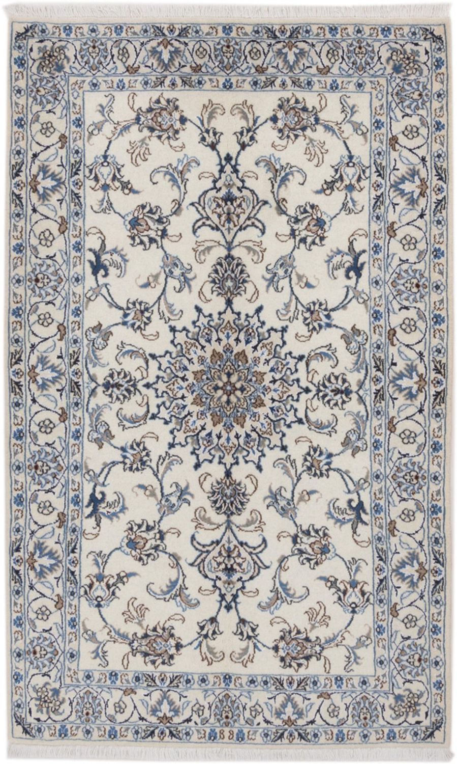 Persisk teppe - Nain - 195 x 120 cm - krem