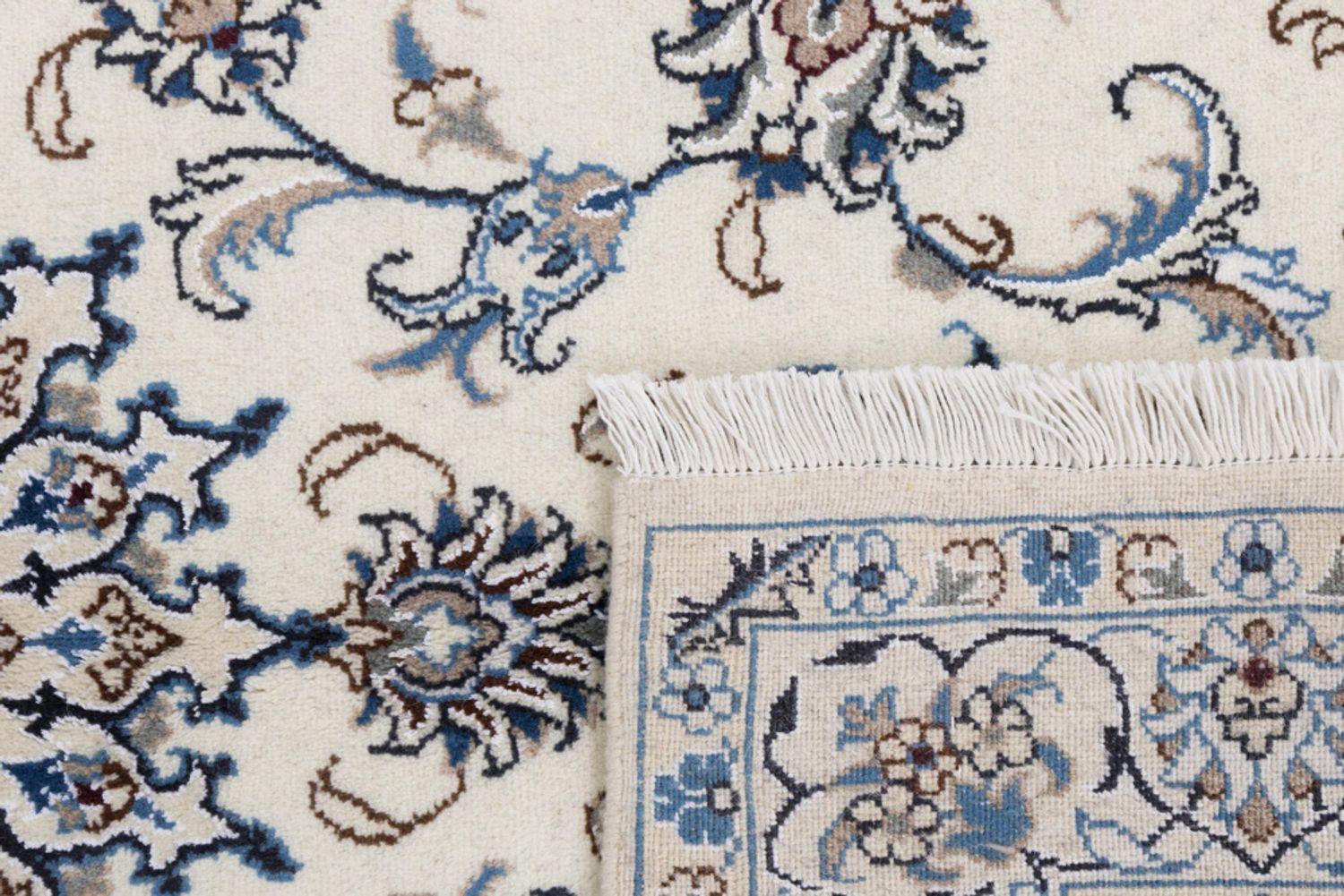 Persisk teppe - Nain - 195 x 120 cm - krem