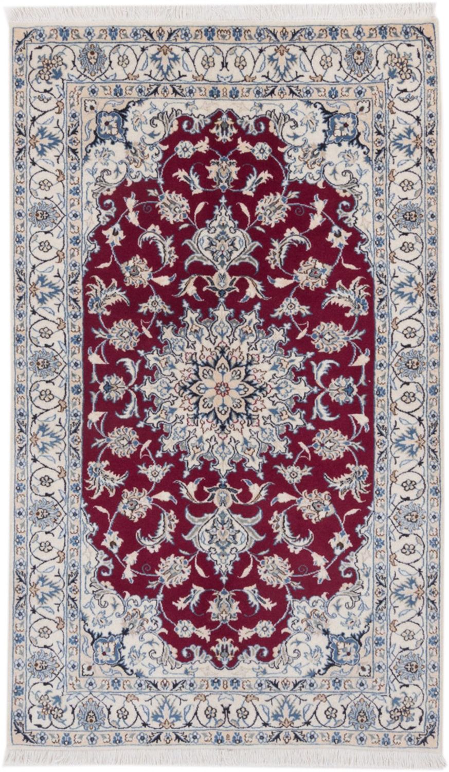 Alfombra persa - Nain - 200 x 120 cm - rojo