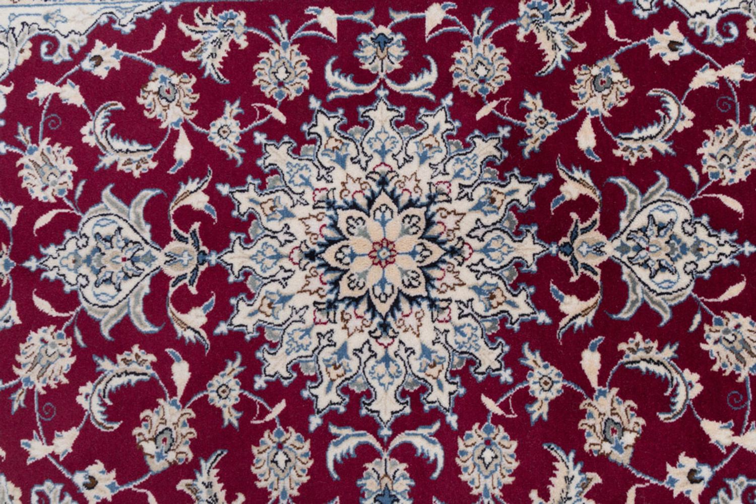 Alfombra persa - Nain - 200 x 120 cm - rojo