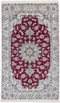 Alfombra persa - Nain - 200 x 120 cm - rojo