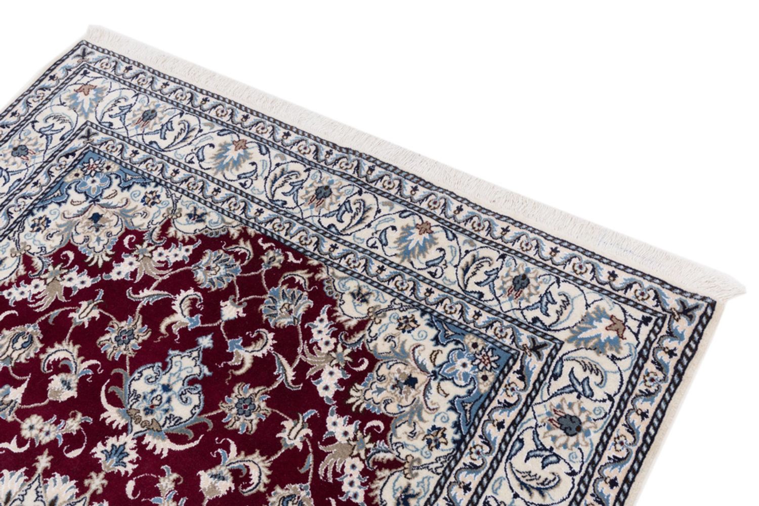 Alfombra persa - Nain - 232 x 165 cm - rojo