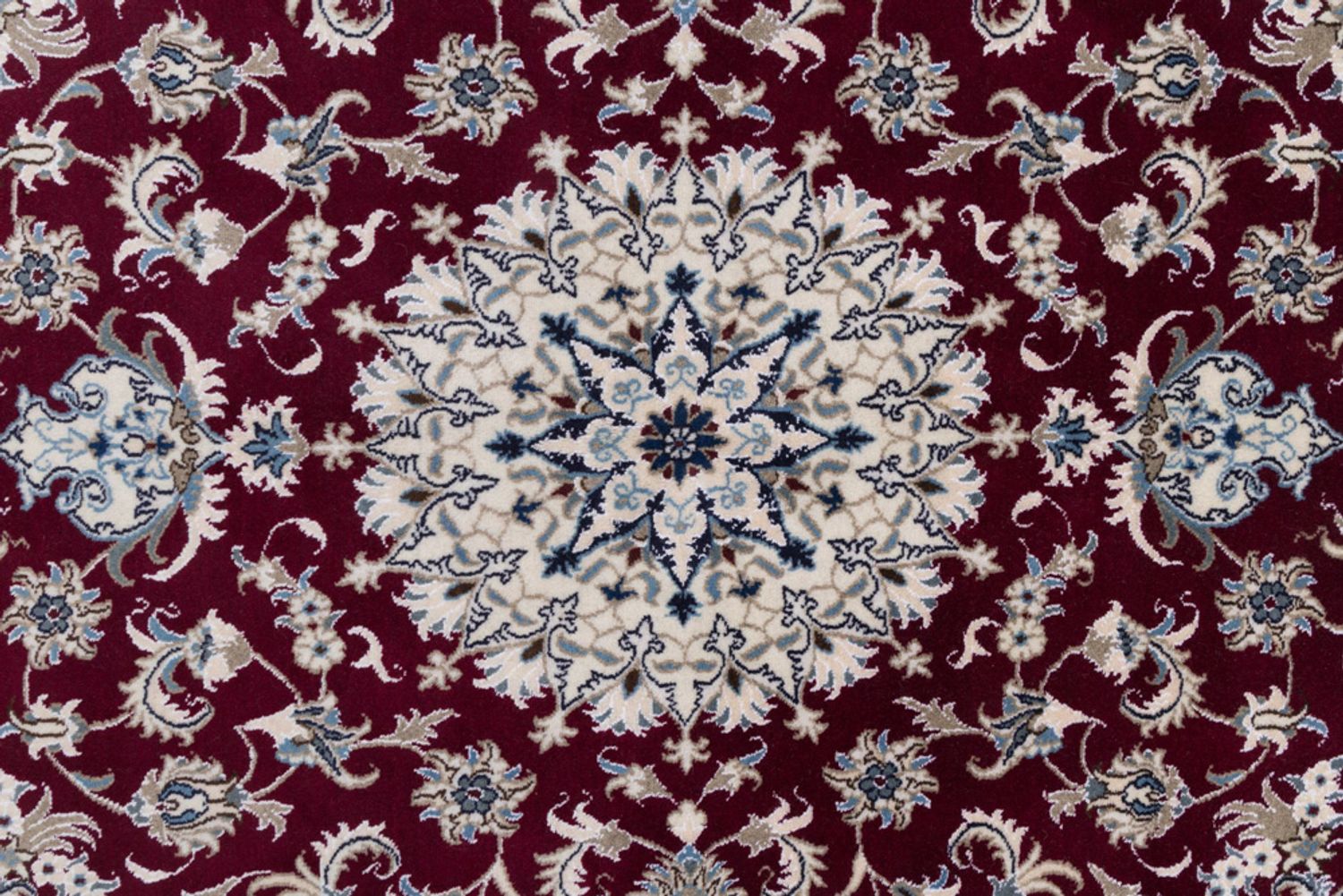 Alfombra persa - Nain - 232 x 165 cm - rojo