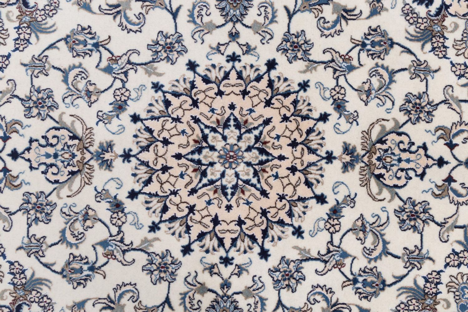Alfombra persa - Nain - 234 x 165 cm - crema