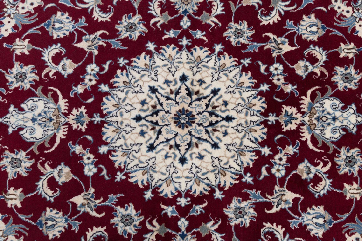 Alfombra persa - Nain - 237 x 161 cm - rojo