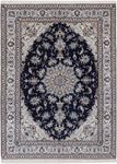 Alfombra persa - Nain - 228 x 170 cm - azul oscuro