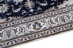 Alfombra persa - Nain - 228 x 170 cm - azul oscuro