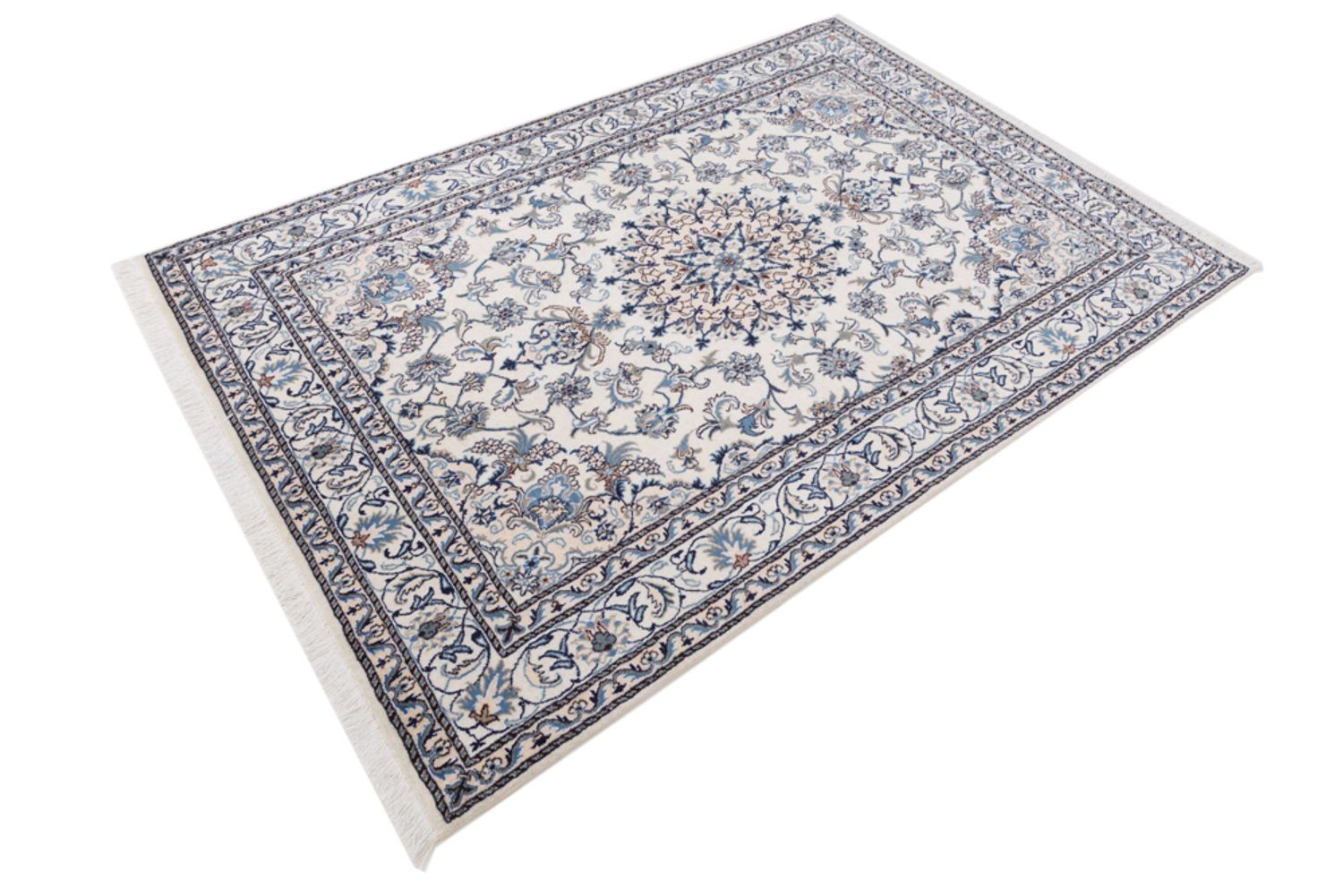 Alfombra persa - Nain - 232 x 163 cm - crema