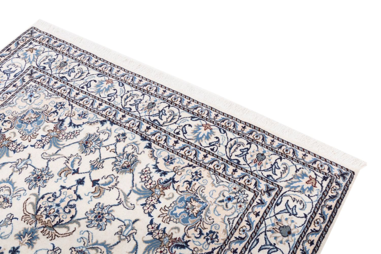 Alfombra persa - Nain - 232 x 163 cm - crema