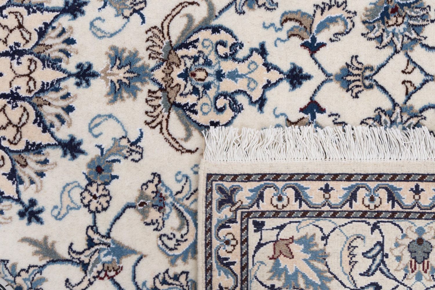 Alfombra persa - Nain - 232 x 163 cm - crema