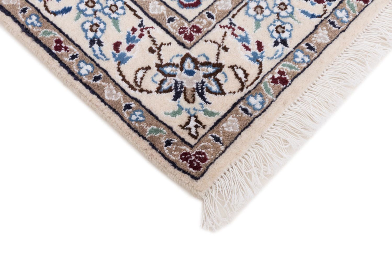 Perský koberec - Nain - 147 x 100 cm - krémová