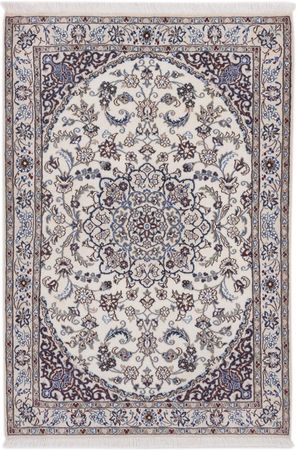 Perský koberec - Nain - 147 x 100 cm - krémová