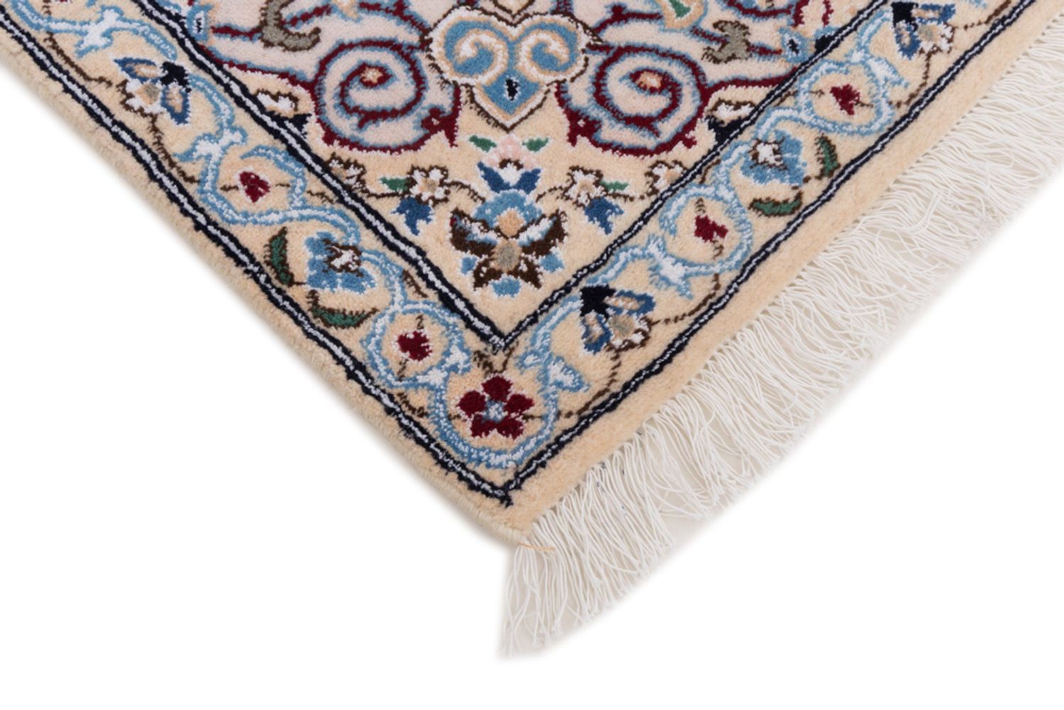 Alfombra persa - Nain - 136 x 88 cm - verde