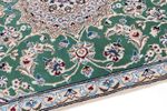 Alfombra persa - Nain - 136 x 88 cm - verde