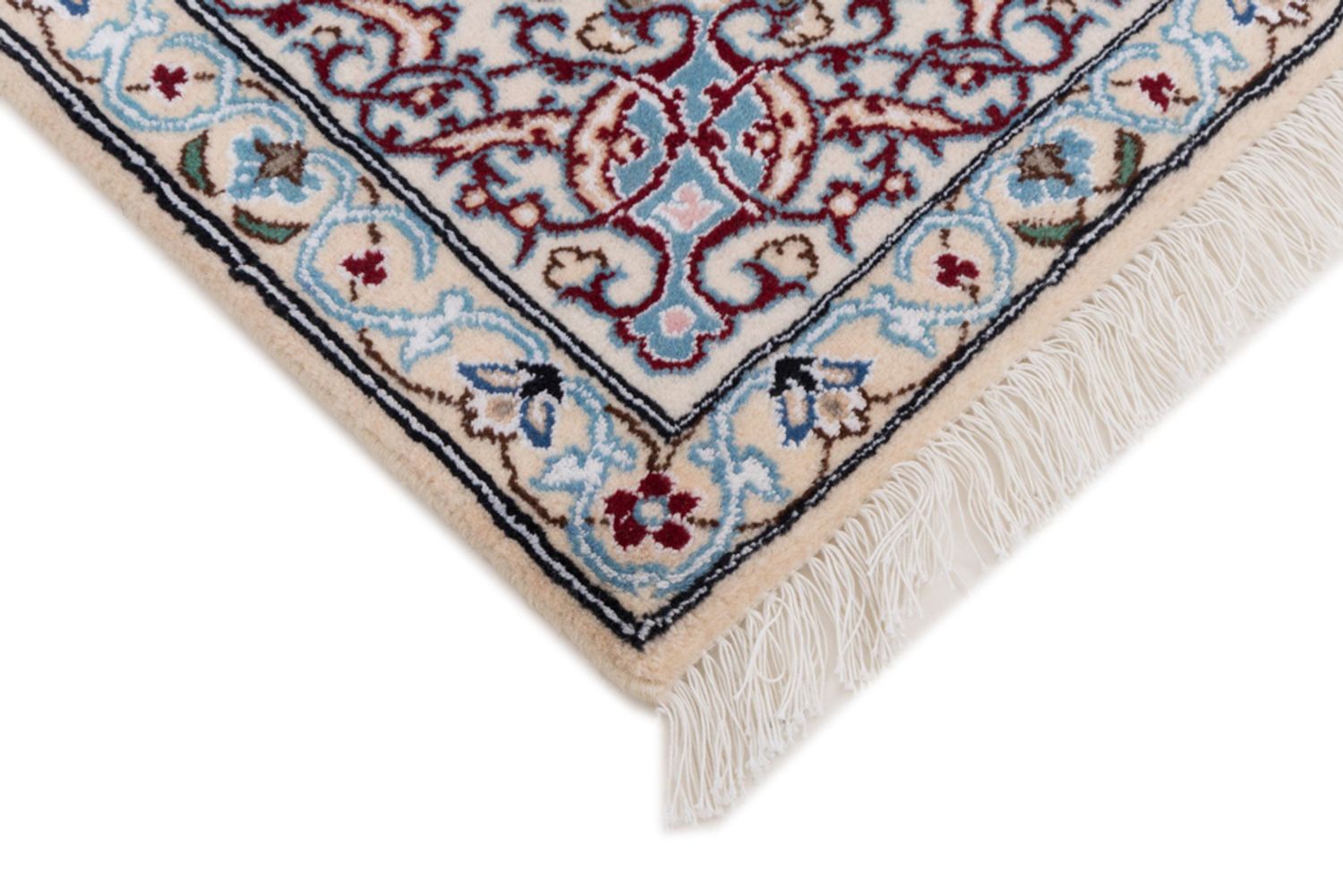 Alfombra persa - Nain - 133 x 88 cm - verde