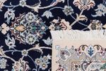 Alfombra persa - Nain - 254 x 154 cm - azul oscuro