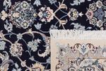 Alfombra persa - Nain - 255 x 158 cm - azul oscuro
