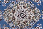 Alfombra persa - Nain - 90 x 60 cm - azul