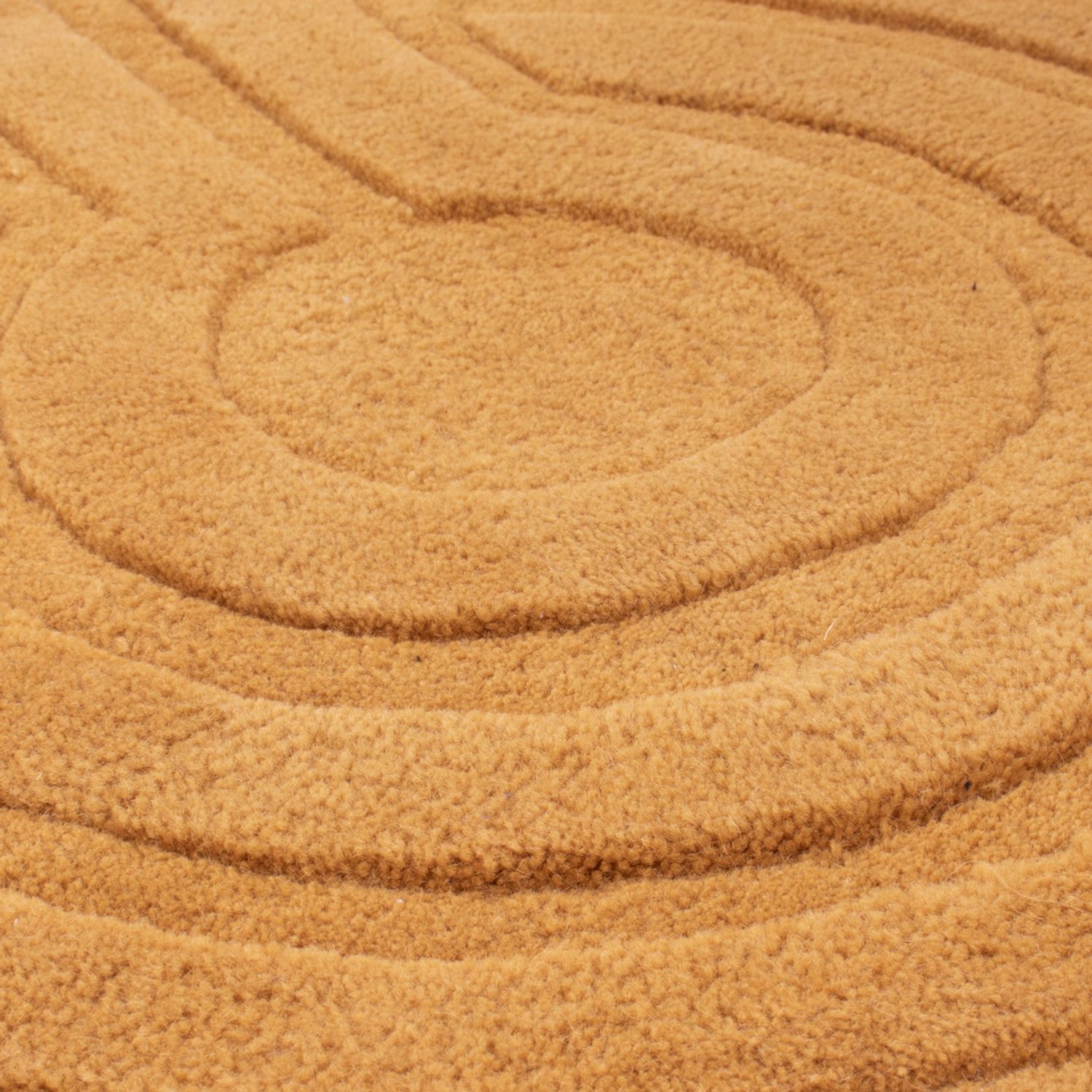 Vlněný koberec - TwistingTurns - kulatý
