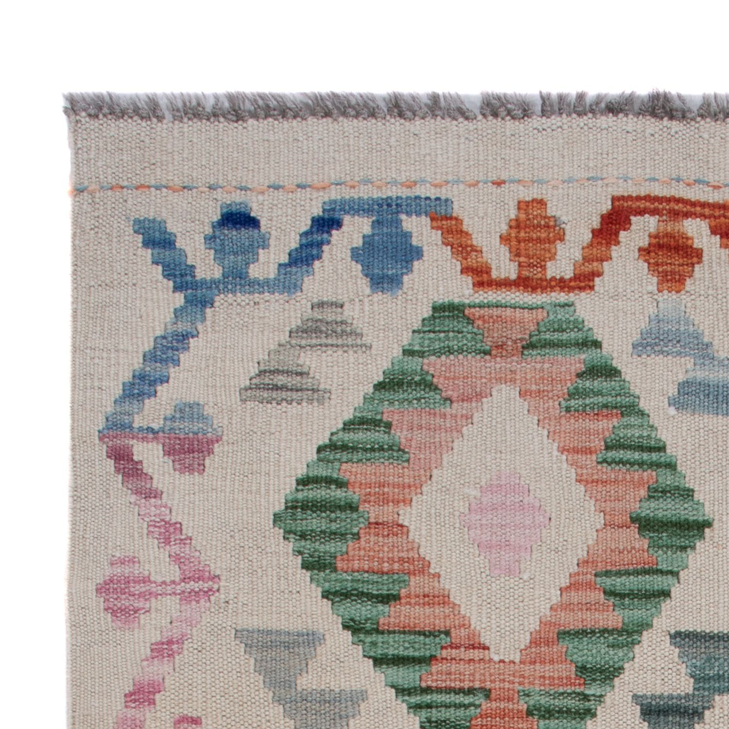 Kelimteppe - Splash - 126 x 80 cm - flerfarget