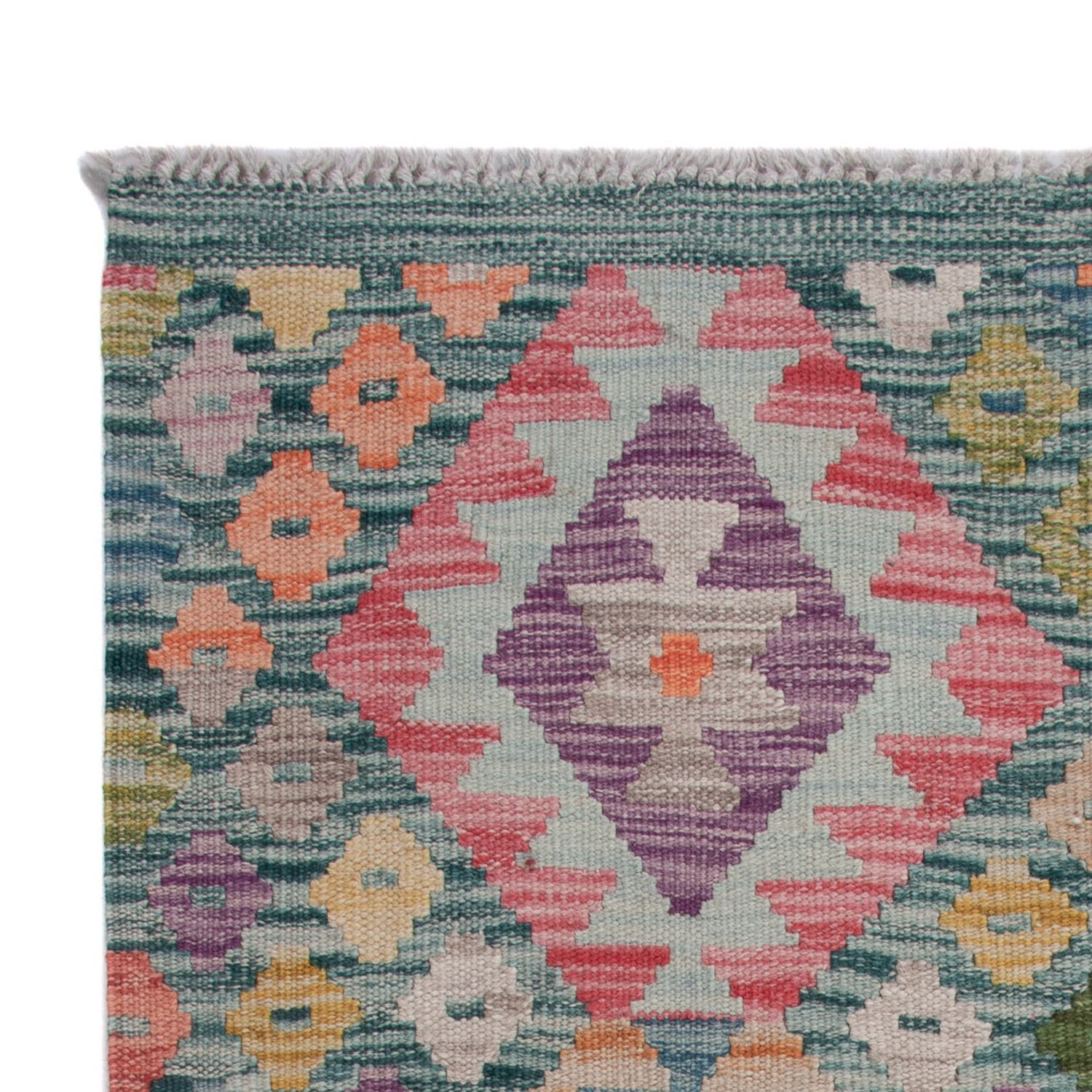 Kelim Teppich - Splash - 128 x 84 cm - mehrfarbig