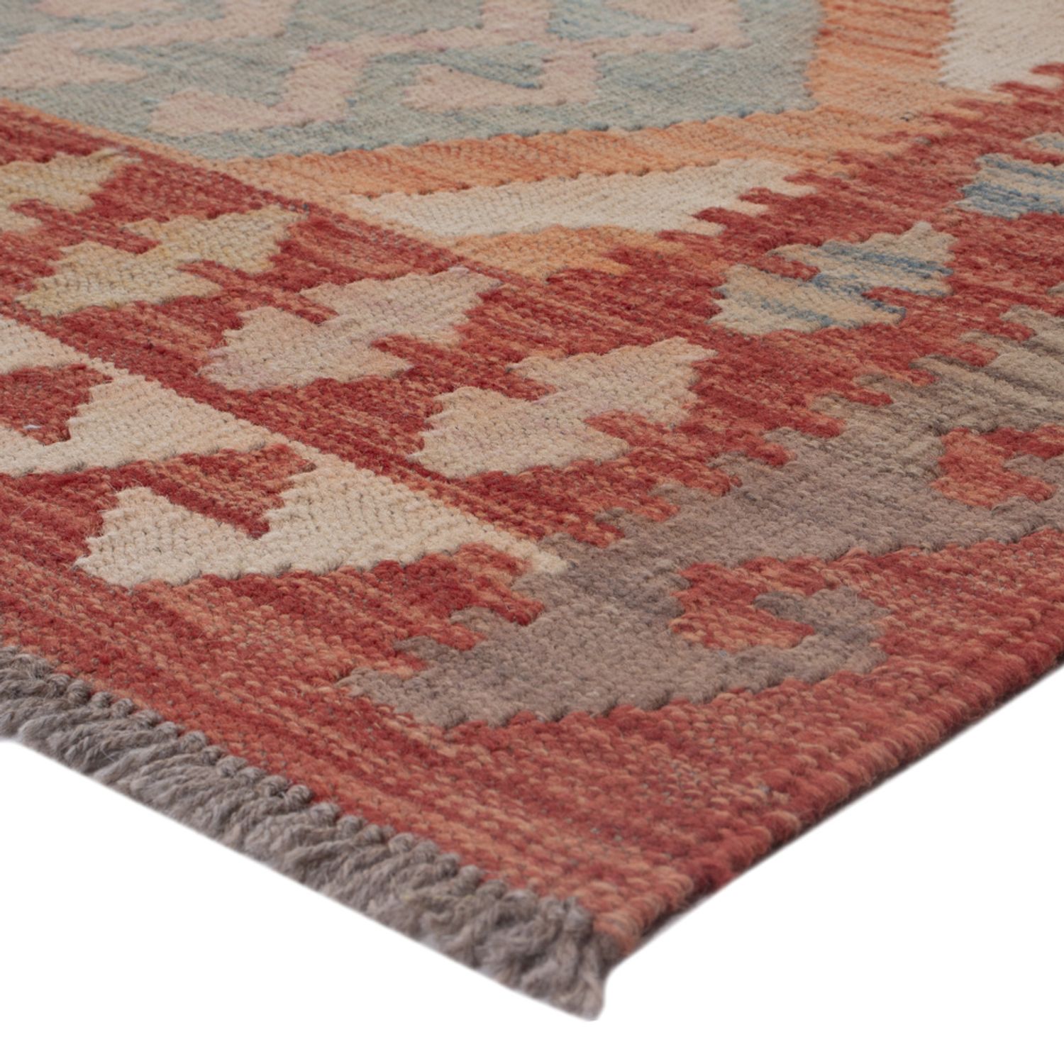 Kelim Teppich - Splash - 126 x 88 cm - mehrfarbig