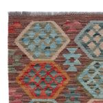 Kelim Teppich - Splash - 126 x 89 cm - mehrfarbig