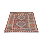 Kelim Teppich - Splash - 113 x 89 cm - mehrfarbig