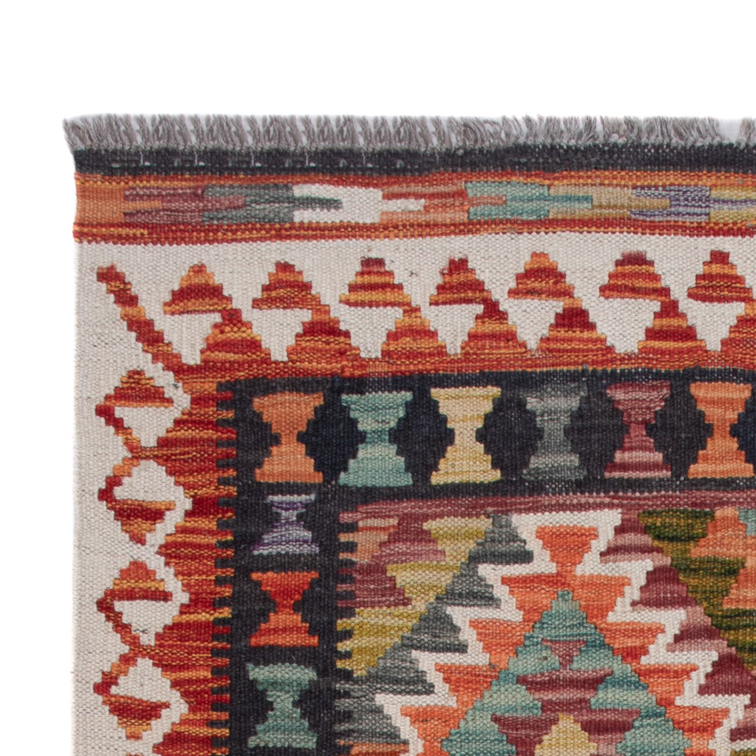 Kelimteppe - Splash - 132 x 85 cm - flerfarget