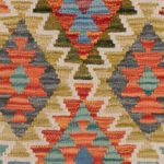 Kelimteppe - Splash - 132 x 85 cm - flerfarget