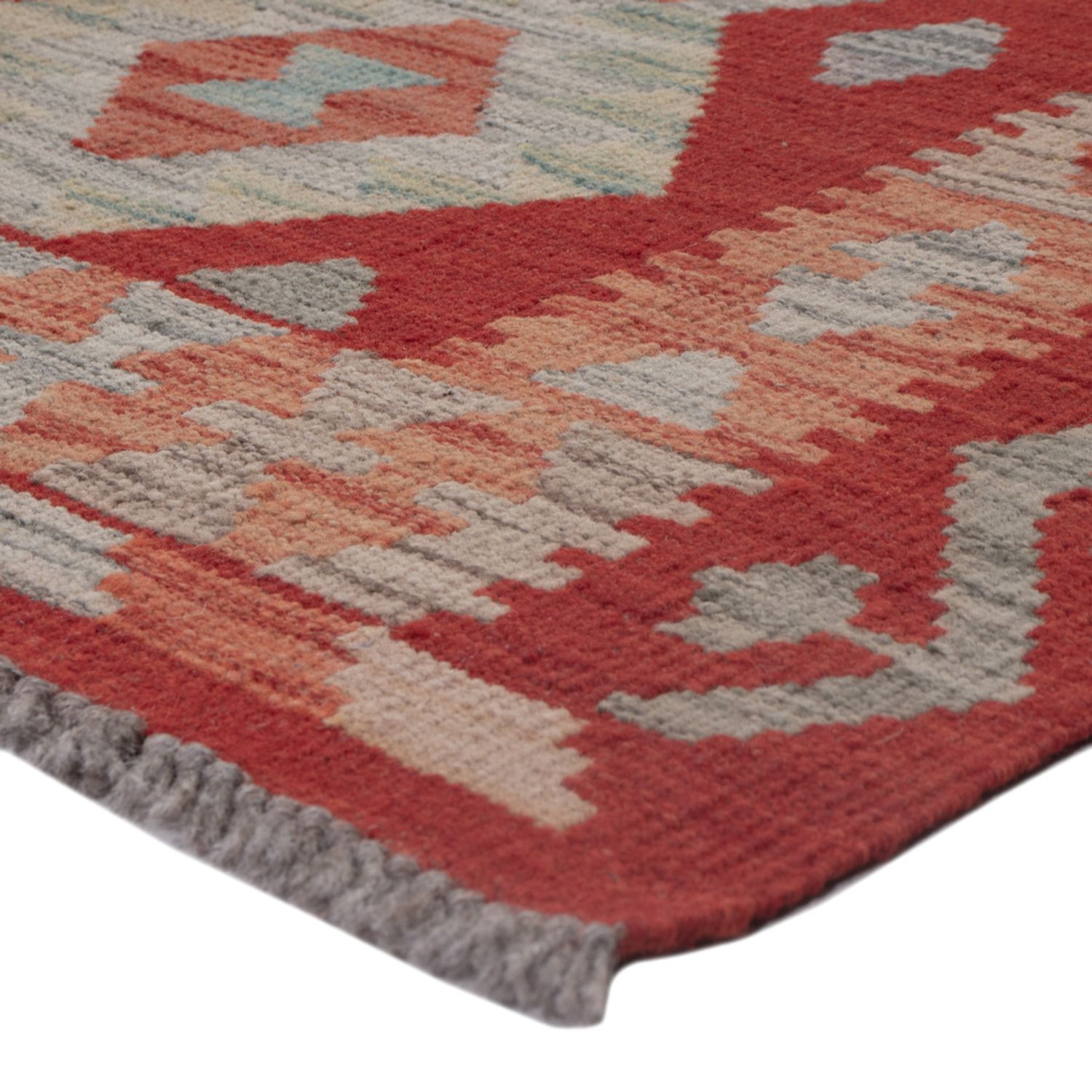 Kelim Teppich - Splash - 123 x 80 cm - mehrfarbig