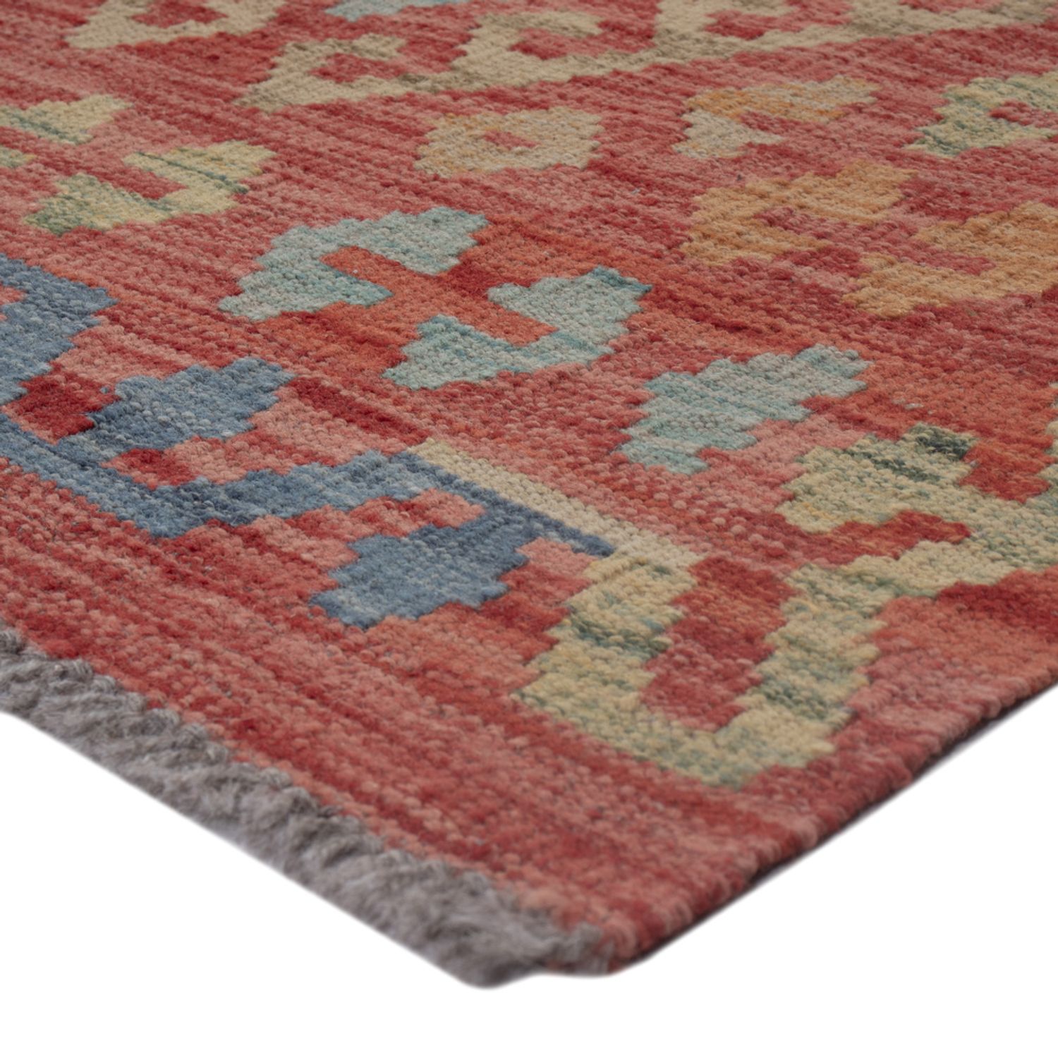 Kelim Teppich - Splash - 117 x 76 cm - mehrfarbig