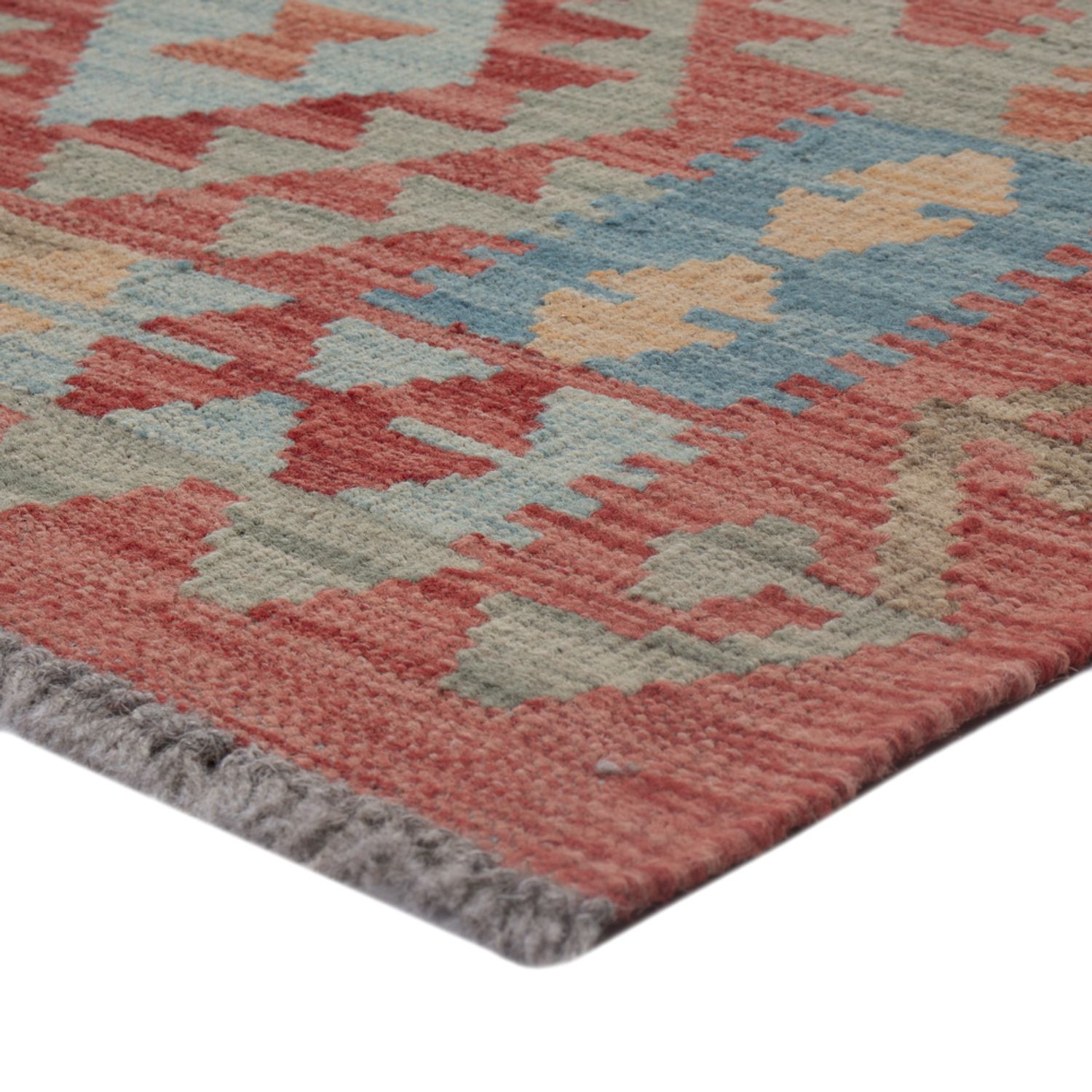 Kelim Teppich - Splash - 108 x 76 cm - mehrfarbig