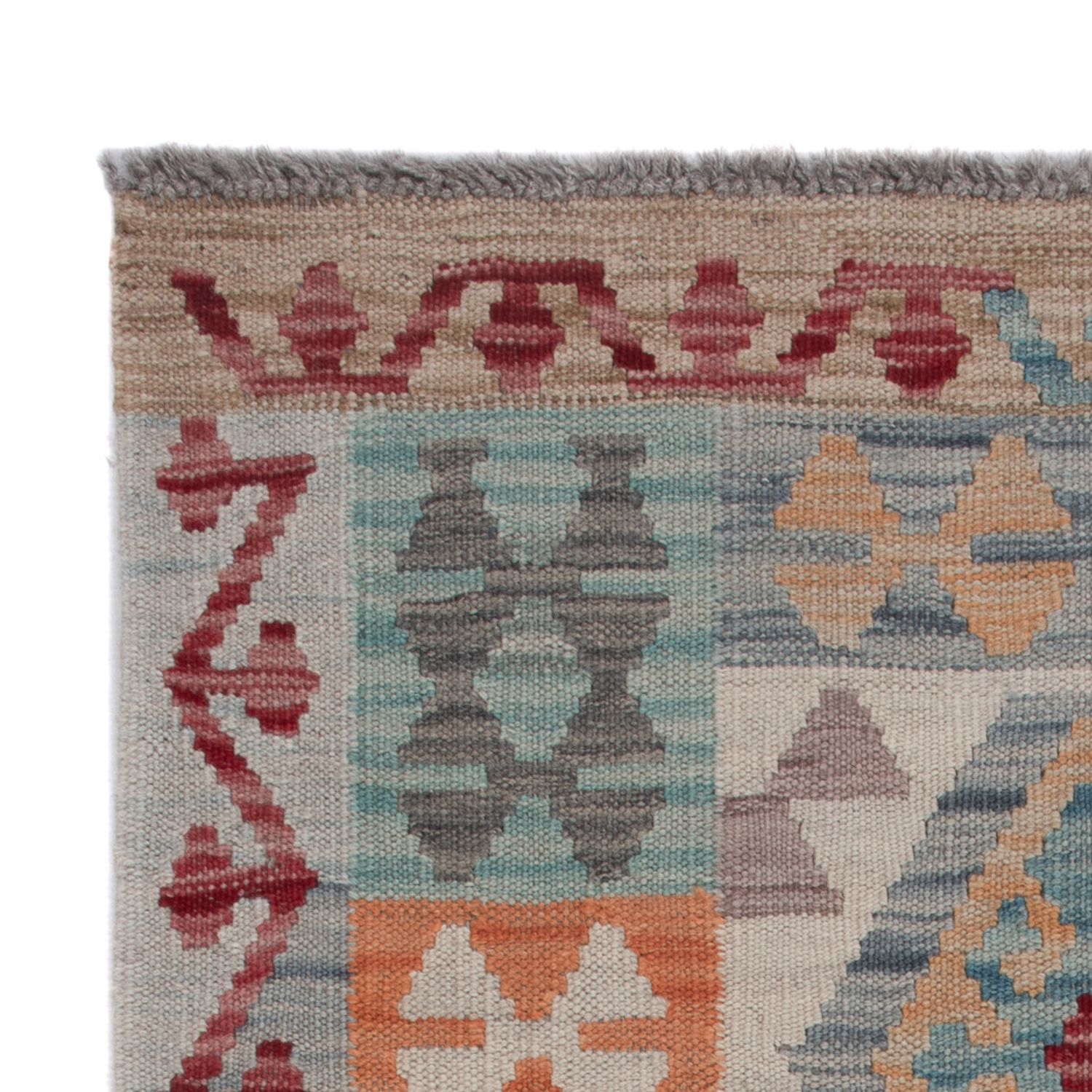 Kelim Teppich - Splash - 117 x 80 cm - mehrfarbig