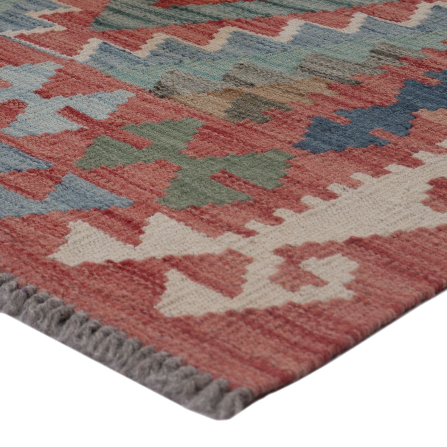 Kelim Teppich - Splash - 124 x 80 cm - mehrfarbig