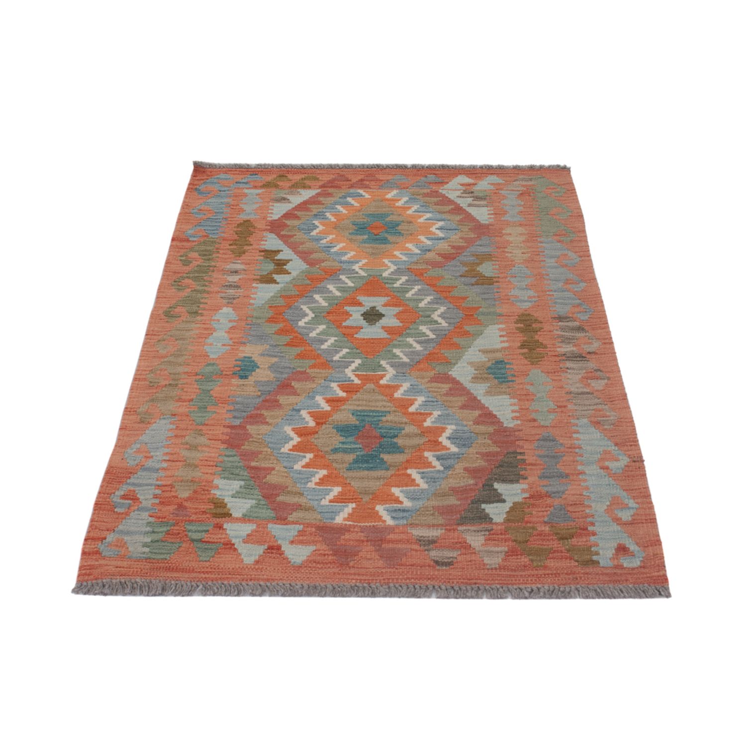 Kelim Teppich - Splash - 124 x 80 cm - mehrfarbig