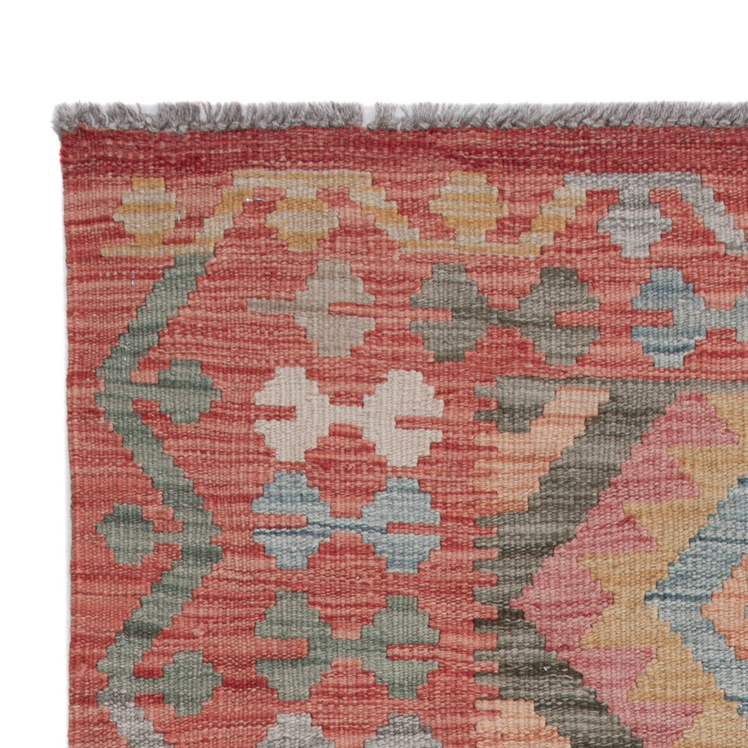Kelim Teppich - Splash - 131 x 76 cm - mehrfarbig