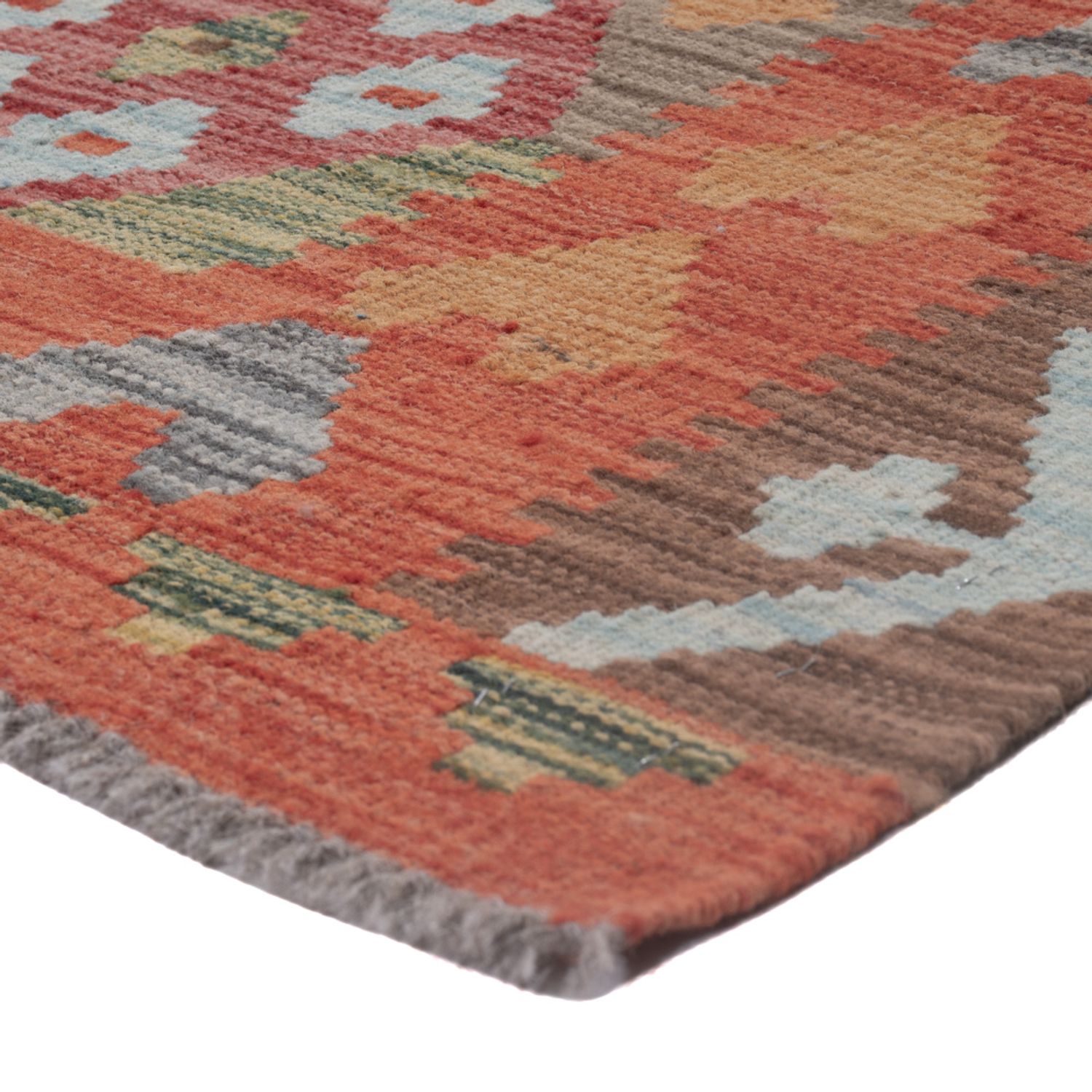 Kelim Teppich - Splash - 125 x 80 cm - mehrfarbig