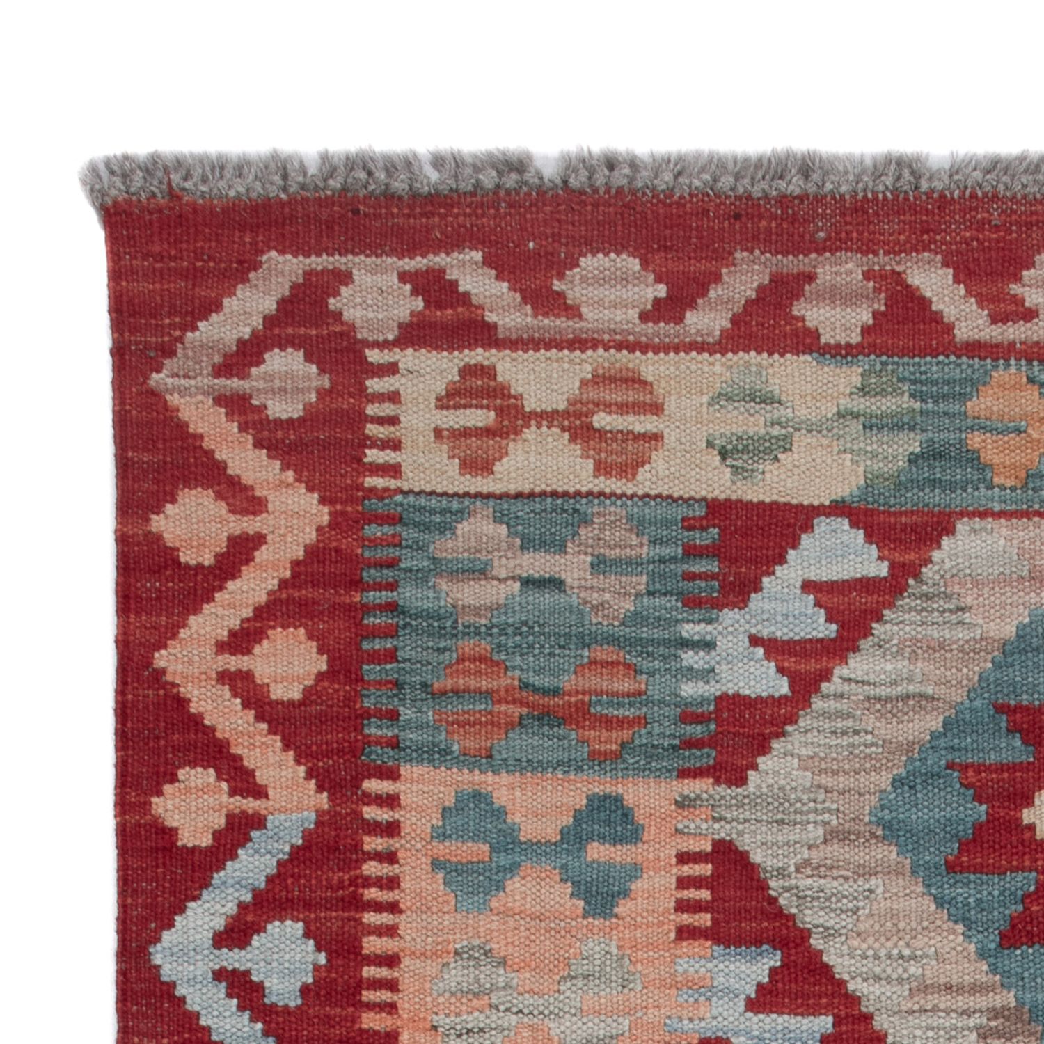 Kelim Teppich - Splash - 129 x 79 cm - mehrfarbig