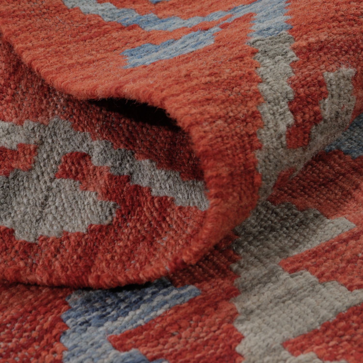 Kelim Teppich - Splash - 130 x 83 cm - mehrfarbig