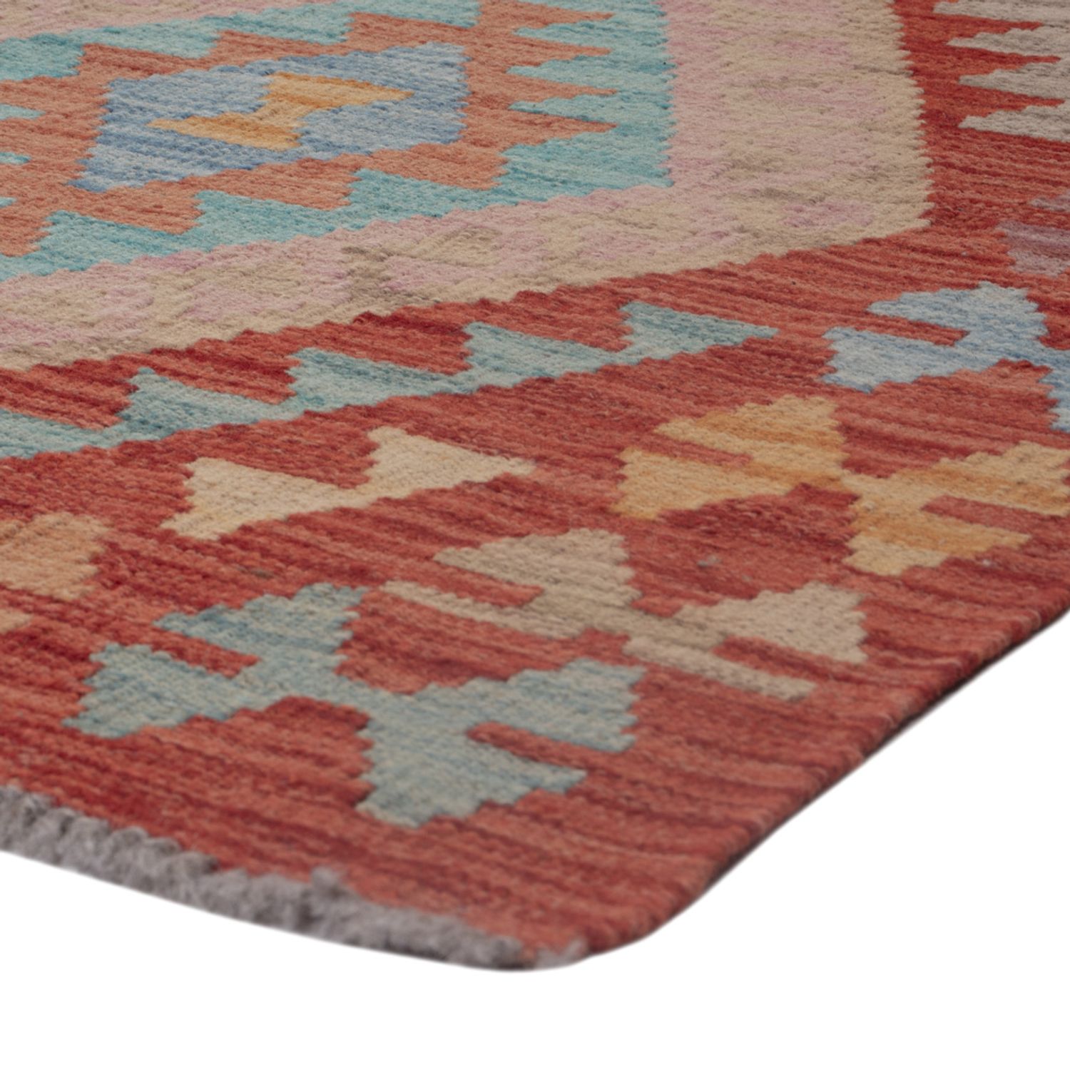 Kelim Teppich - Splash - 129 x 78 cm - mehrfarbig